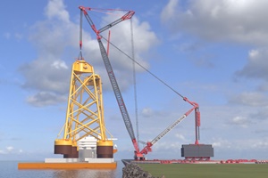 Mammoet Giant chosen for marshalling activities for Ørsteds offshore wind farm in Taiwan 300 200