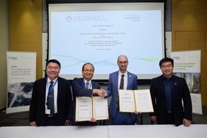 Signing at DNV Technology Centre in Singapore by Yung-Hsiang, Lai, CEO of MIRDC, and Dr Matthew Rowe, Director, Power Grids, APAC, Energy Systems, DNV DNV and MIRDC to combine expertise in promoting renewables in Taiwan