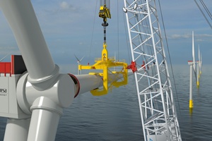 Huisman integrates system for controlled blade installation into cranes for Havfram