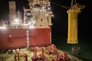 Dogger Bank Wind Farm and delivery partner Seaway7 have installed all 277 transition pieces on Dogger Bank Wind Farm image courtesy Seaway7
