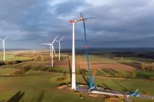 Nordex installs N1756 X wind turbine on hybrid tower credit U Mertens