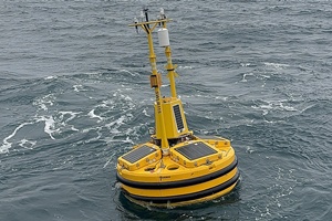 The Seawatch buoy from Fugro Norway deployed in the North Sea source Fugro Norway