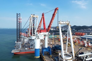 Cadeler s Wind Ally completes mobilisation in China ahead of Hornsea 3 campaign