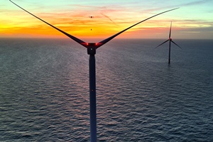 Cargo drones tested at CrossWind s Hollandse Kust Noord offshore wind farm