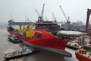Jan De Nul launches William Thomson cable laying vessel for offshore grid projects