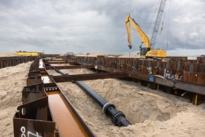 Protective conduits installed at Maasvlakte for offshore wind connections
