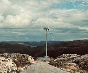 #37 Vestas V117 wind turbine installed at the Storheia wind farm in Norway (courstesy Tim Schmachtel, Rocksolid Renewables)