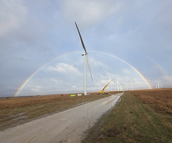 #8 GE Vernova repowering wind turbine installed after a lightning strike damaged the previous turbine in Sulpher, Oklahoma, USA (courtesy Christopher McCrary)